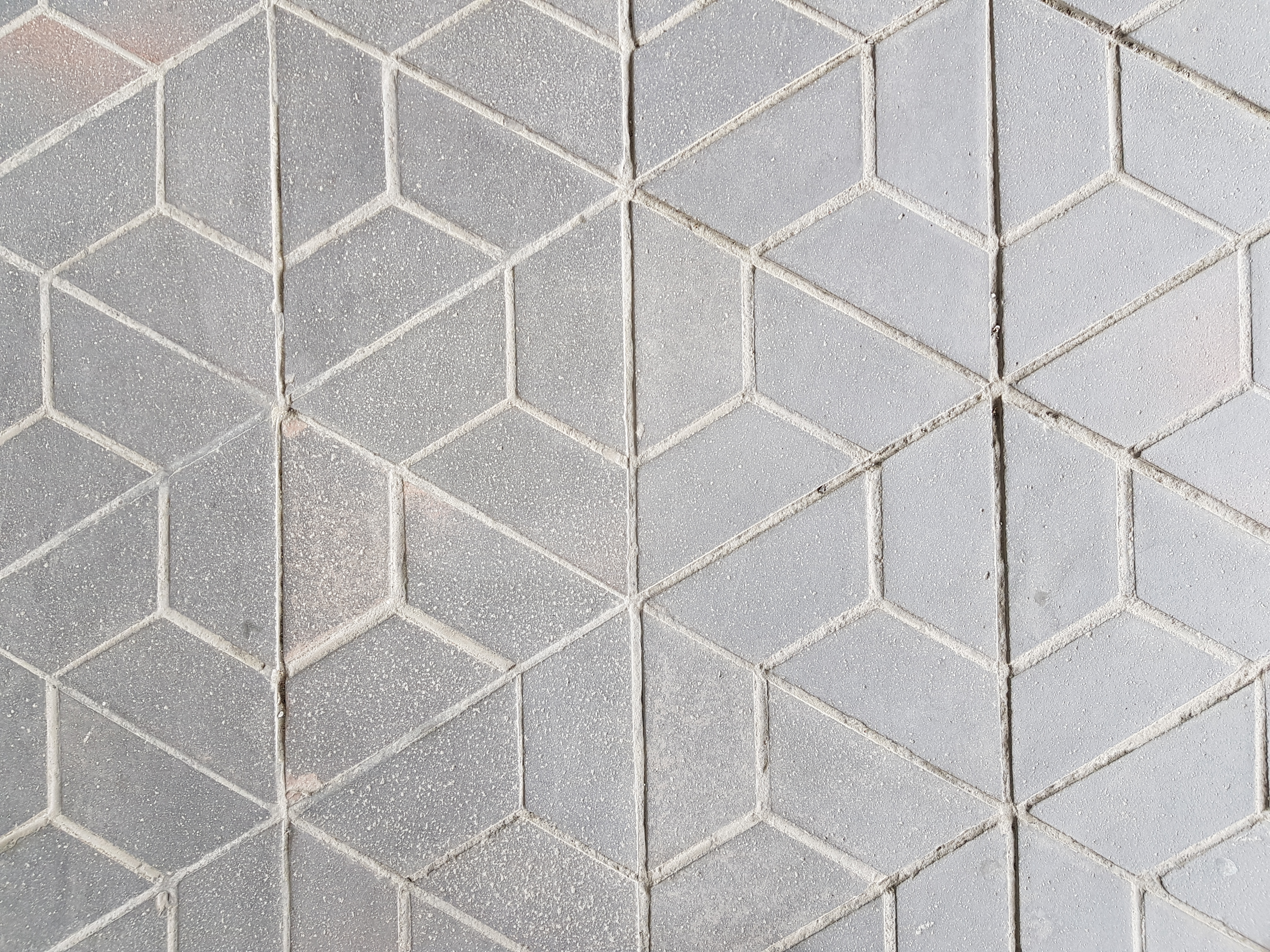 Muster Fußboden Buergersteig in Tegel Design